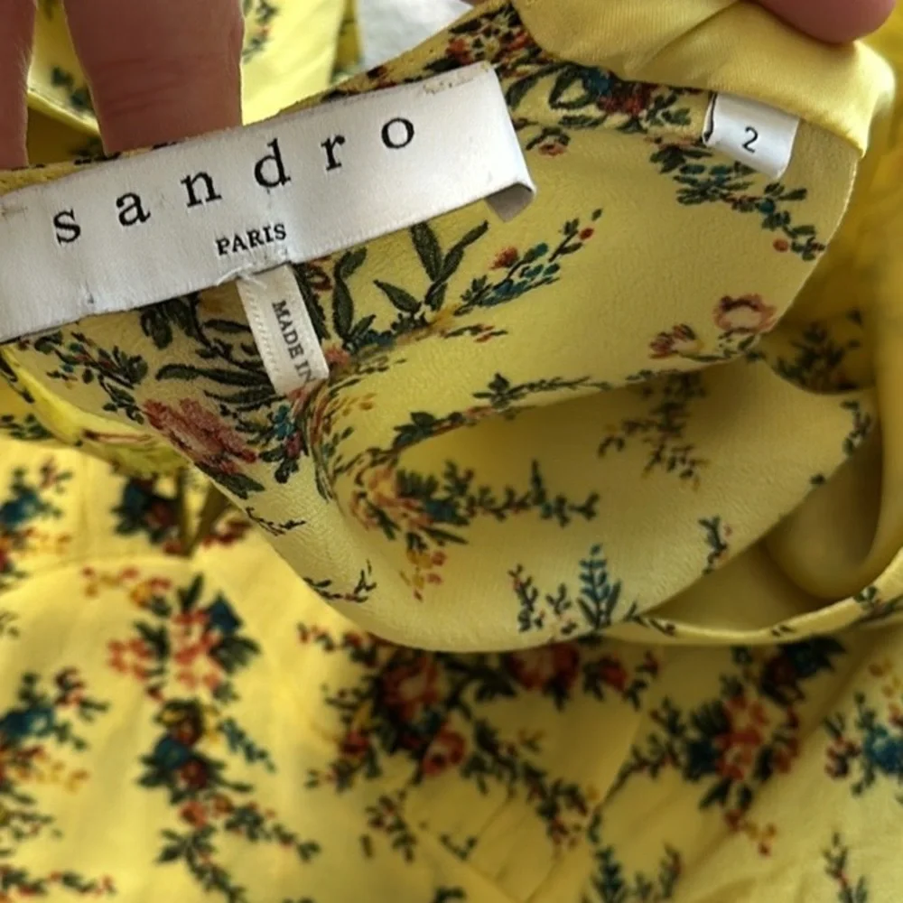 Sandro Paris Floral Print Midi Dress - Picture 5 of 7